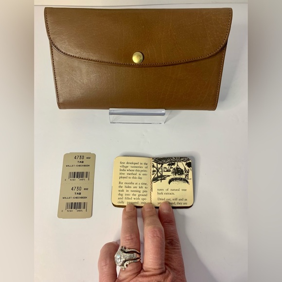 Vintage Coach Tabac Combination Wallet/Checkbook #4730 NY Original! NWT - Picture 8 of 13